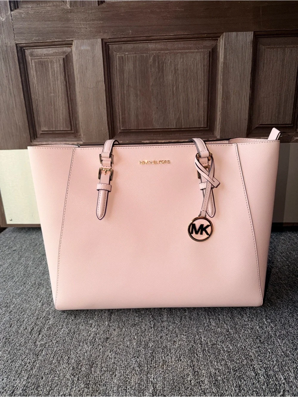 Michael Kors Blush Pink 3-Piece Tote, Crossbody & Wallet Set